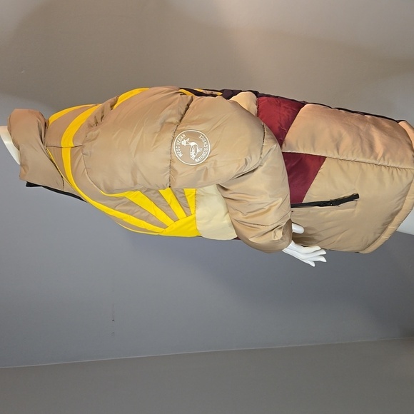 WeSC Vegan Landscape Puffer Jacket with High Collar Quilted Design Size Small - Picture 6 of 16